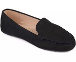 Journee Collection Women Slip On Loafers Halsey Size US 7.5M Black Faux ... - $26.73