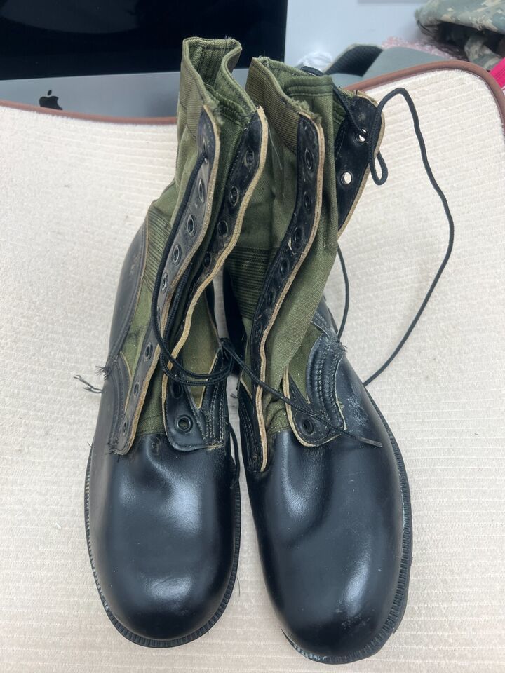 NEW VINTAGE 1968 US ARMY VIETNAM WAR ERA BATA JUNGLE BOOTS - SIZE 11N - $182.33