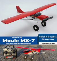RC Airplane Monoplane 3D Aerobatic 6G Gyro Control Stunt Aircraft Maule ... - $119.99