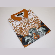 Men Sports Polo Shirt MIZUMI Black Edition Soft Micro Poly Fashion 56575-A Multi image 2