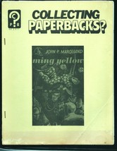 Collecting Paperbacks? Vol. 3 #1 &quot;Ming Yellow&quot;-John P. Marquand cover-Paperba... - £42.06 GBP
