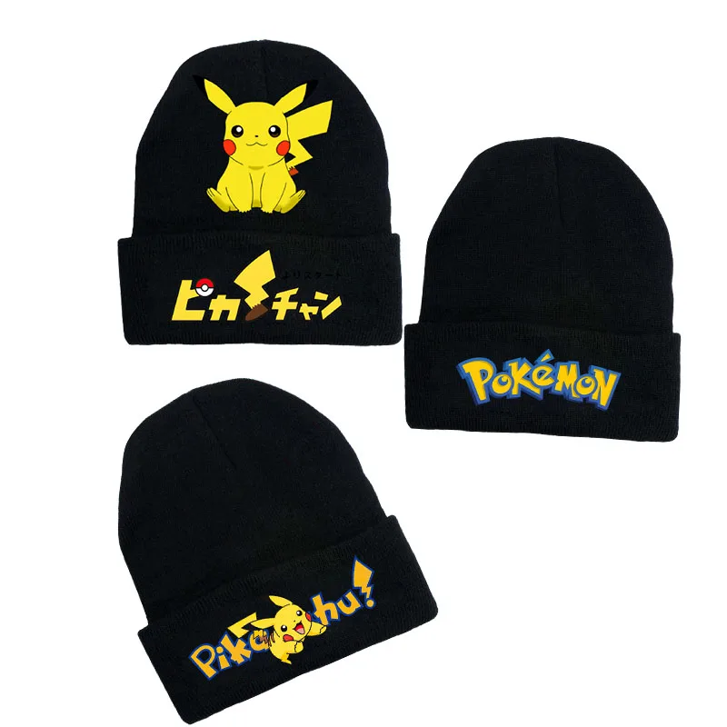 Kawaii Pokemon Pikachu Anime Figure Winter New Boys Outdoor Hat Comfortable Keep - £10.54 GBP