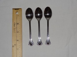 Wallace Lot of 3 Demitasse or Tea Spoon Stainless 18/10 China measure 4.... - $14.25