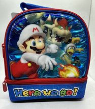 Nintendo Super Mario Brothers Mario Bowser Dome Lunch Bag Lunch Box NEW WT - £27.68 GBP