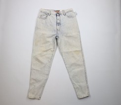 Vtg 90s IOU Streetwear Womens 13 Distressed Acid Wash Tapered Leg Denim ... - $44.50