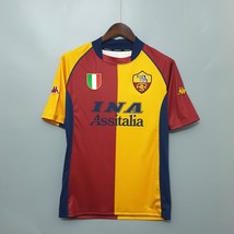 Roma 2000 2001 RETRO Soccer Jersey BATISTUTA Jersey TOTTI Jersey Montell... - £66.95 GBP