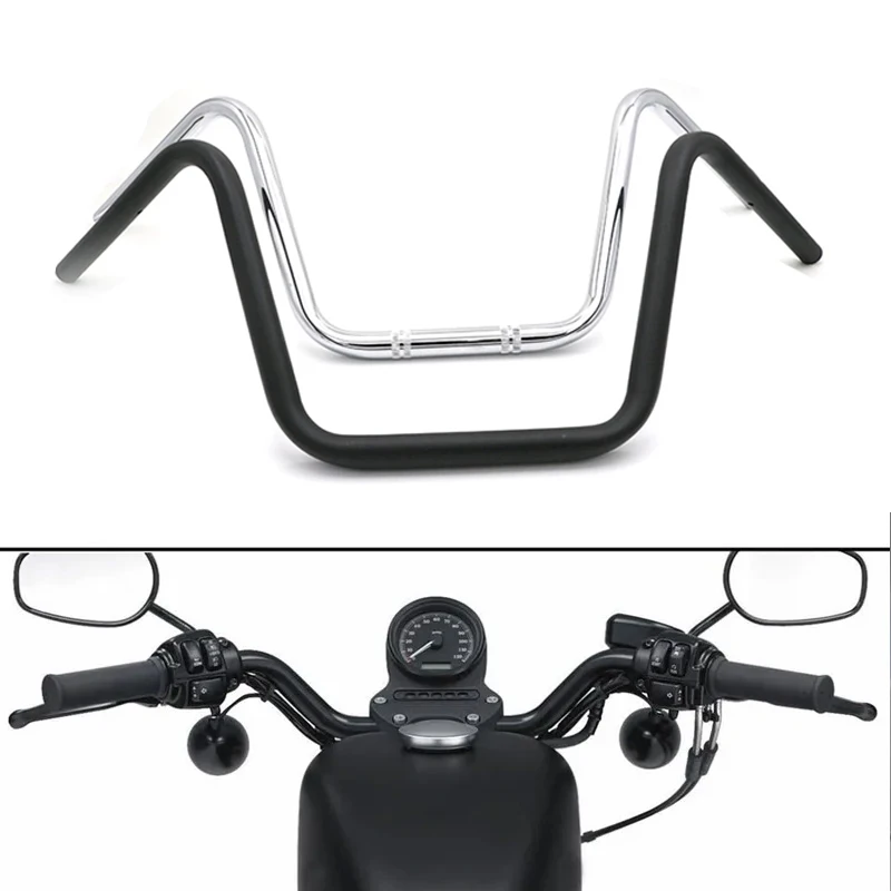 Motorcycle 1&quot; 25MM Drag Bar Handlebar Handle Bar Tubes Compatible With H... - £63.52 GBP+