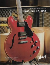 Gibson Historic Collection ES-335 in Sixties Cherry advertisement 2020 ad print - £3.57 GBP