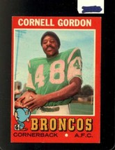 1971 Topps #256 Cornell Gordon Vgex Broncos *X54475 - £6.19 GBP