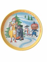Vintage Ronald McDonald Plate Winter Ham burglar & Spring Showers 1977 Twin USA - $19.99