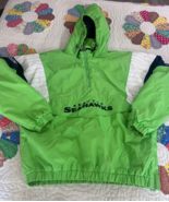 Seattle Seahawks Starter NFL 100 Thursday Night Lights Quarter-Zip Jacket XL - $845.74 MXN