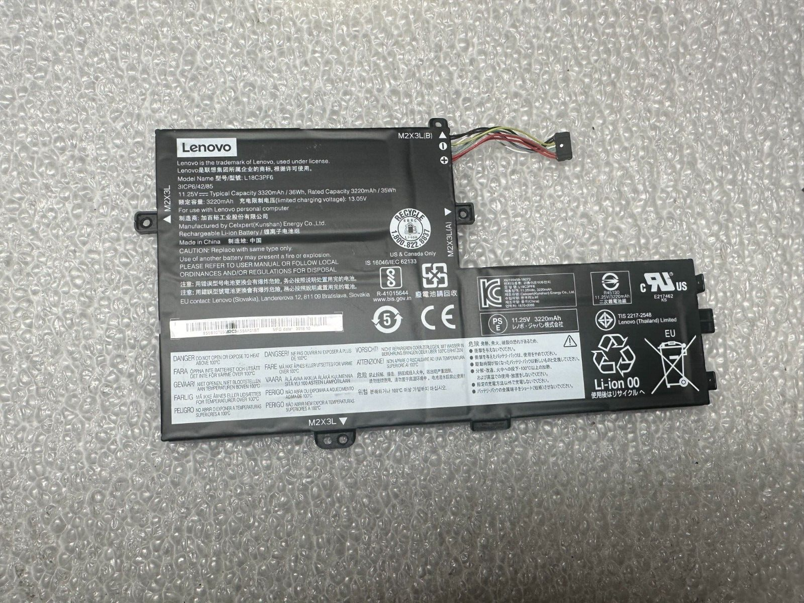 Lenovo S340-15IIL genuine original battery L18c3pf6 - $8.72