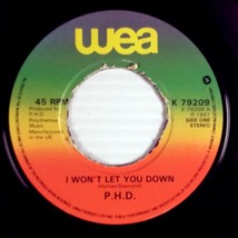 P. H. D. - I Won&#39;t Let You Down / Hideaway [7&quot; 45 rpm Single] UK Import - £1.81 GBP