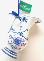 Santa&#39;s World Blue and White Ornament (Pitcher A) - $15.00+