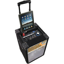 DJ Tech - UCUBE85-MKII - Portable PA System with IOS Dock 4 CH Mixer USB - £221.18 GBP