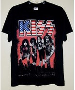 Kiss Band T Shirt Flag Logo Vintage 2006 Gene Simmons Ace Frehely Size M... - €94,41 EUR