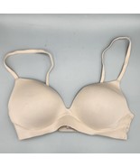 Victoria&#39;s Secret Incredible Padded No Wire Push Up Bra 34C Nude Beige Tan - $246.89 MXN