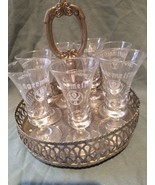 Jagermeister - Set Of Seven- Footed Cordial Shot Glasses - Barware Buck ... - $44.55