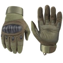 Tactical Army Military Gloves  Men Sz XL Army Green Hard Knuckle - £13.41 GBP
