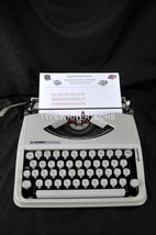 Professionally Restored1976 Hermes Rocket Arctic White Pica Typewriter WARR - £527.67 GBP