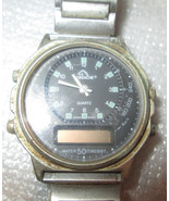 Vintage  JORDACHE #84445 Quartz Water Resist  Stainless Steel Watch AS IS - $38.95