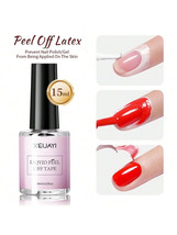 Liquid Nail Peel Off Gel Nail Latex Tape Base Coat Finger Cuticle Care Protect - £2.96 GBP