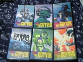 Bio-Booster Armor Guyver OVA VHS Lot of 6 Vintage Good working - £115.48 GBP