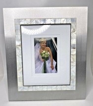 PartyLite Mother Of Pearl Photo Frame Retired Rare NIB P9D/P90145 - £51.95 GBP