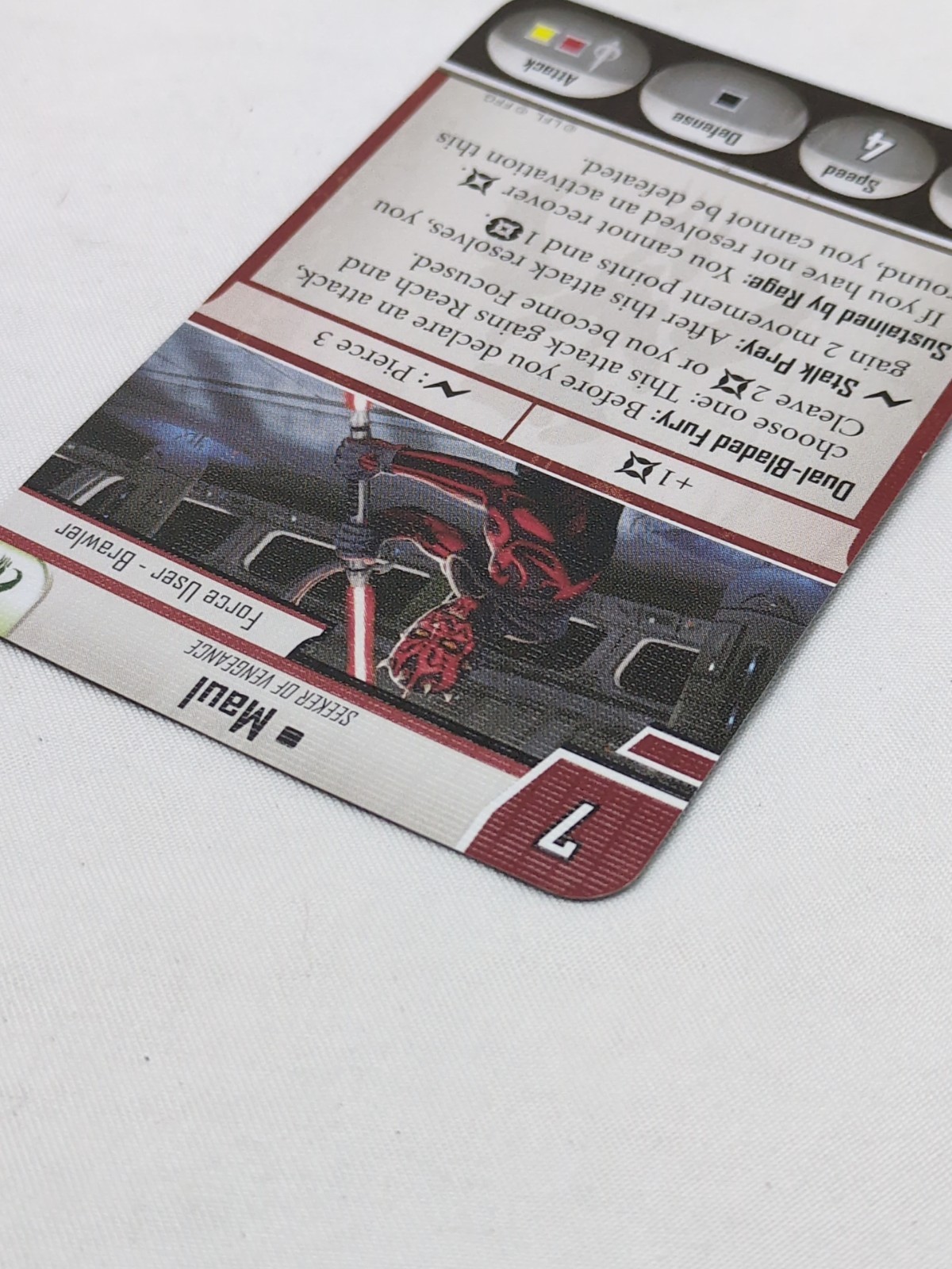 Star Wars Imperial Assault Darth Mail Villain Pack Deployment Card Only Item image 6
