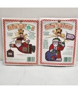 Two New Sealed Vtg 1995 Wire Whimsy Holiday Christmas Flying Santa Bag O... - £11.33 GBP