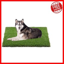 Versatile 48&quot; x 32&quot; Turf Grass Rug – Pet-Friendly Indoor/Outdoor Solution - $50.48