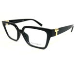 Tiffany &amp; Co. Eyeglasses Frames TF2232-U 8001 Black Gold Cat Eye 53-16-140 - $148.49