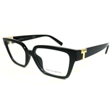 Tiffany &amp; Co. Eyeglasses Frames TF2232-U 8001 Black Gold Cat Eye 53-16-140 - £116.80 GBP