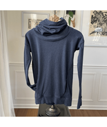 Lululemon On The Double Pullover Cowl Neck Hoodie Sweatshirt Dark Blue 2 - $607.00 MXN