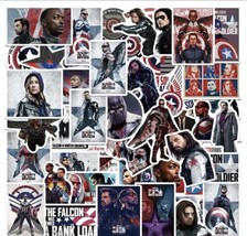 50 PCS Captain America Movie Stickers Car Decals Laptop Binder Free Shipping! - £7.83 GBP