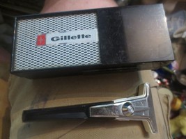 Vintage Gillette Techmatic Safety Razor in case - $13.99