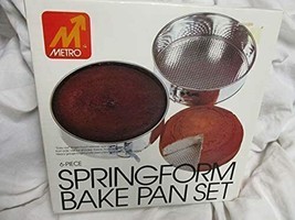 Metro 6-Piece Springform Bake Pan Set New Old Stock - £34.79 GBP