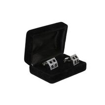 Men's Fashion Cufflinks By J.Valintin Silver/Gold Plated and Stones JVC-4 image 2