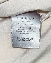 Preen Thornton Bregazzi Slip Dress Beige Size S Adjustable Straps image 9