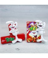 Vintage Trix Rabbit Magnet Set Chip Clip &amp; Cereal Box w Rabbit General M... - £14.97 GBP