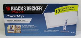 Black and Decker  PowerMop  PM1000 Fiber  Mop Refill  10 pk - $9.02
