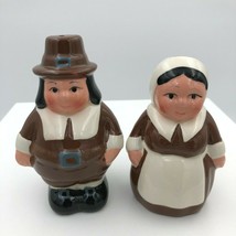 Publix Pilgrim Pair Salt &amp; Pepper Shakers 2014 Thanksgiving - £7.99 GBP