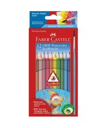 Faber-Castell Grip Watercolor EcoPencils - 12 Water Color Pencils with B... - £14.88 GBP