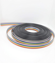 Pc Accessories - Connectors Pro 20 Feet IDC 10P Rainbow Color Flat Ribbon Cable  - £11.53 GBP