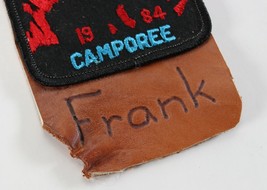 Vintage 1984 Ouachita Area Council Camporee FRANK Name Badge Boy Scout BSA Patch - £9.19 GBP