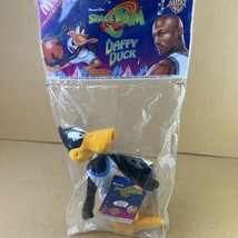 Vintage 1996 Daffy Duck Space Jam Tune Squad McDonalds Plush Toy -New in Plastic - £6.29 GBP