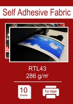 Rtl43] 10 Sheets X A4 Size, Inkjet Self Adhesive, Sheet Size: 297Mm X 210Mm - $23.73