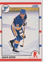 Adam Oates St Louis Blues Center 1990-91 Score Card # 85 Near-Mint - $1.82