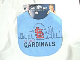 MLB Future St. Louis Cardinals Skyline Image Baby Infant ALL PRO BIB Red... - £11.76 GBP