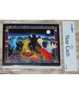LEANIN TREE &quot;Dancing in the Moonlight&quot;~Pack 8 Notecards #35647~Blank Inside - £6.10 GBP